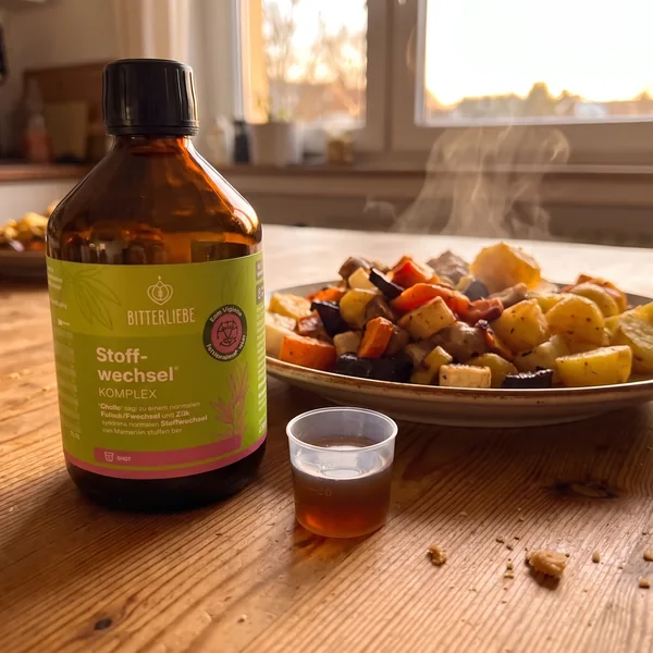 Stoffwechsel Shot vor dem Essen