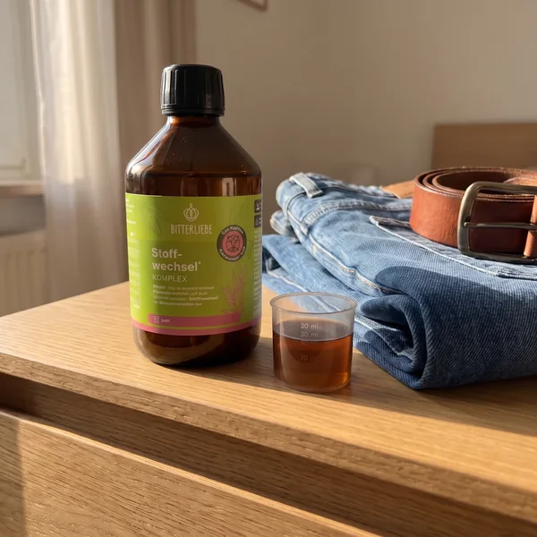 Stoffwechsel Shot mit Messbecher