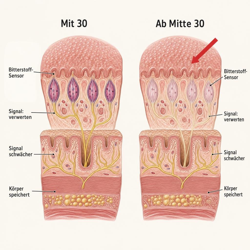 "Medizinische Illustration im Stil eines Anatomie-Atlas, digital gesetzt wie in einem Gesundheitsmagazin, zwei identisch