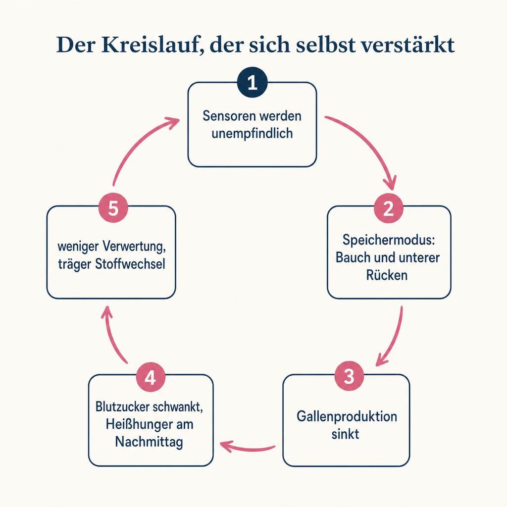 "Medizinische Grafik im Stil eines Fachbuchs, digital gesetzt, heller Grund, saubere Linien, zwei bis drei Farben, klare